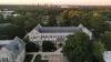 Aerial view of LTSS campus with City of Columbia skyline